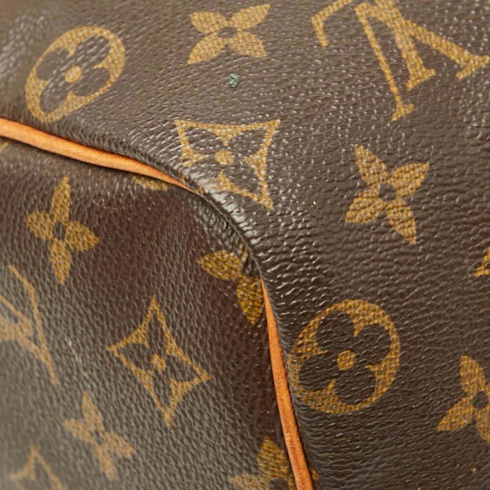 LOUIS VUITTON Brown Monogram Leather Speedy 25 Boston Bag - Picture 7 of 11